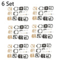 Set of 6 Carburetor Repair Kits for Walbro K20-WAT WA WT Stihl 021 023 025