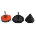 Lawn Mower Sharpener Tool for Rotary Drill (1.97x1.85 Inch, 80 Mesh)