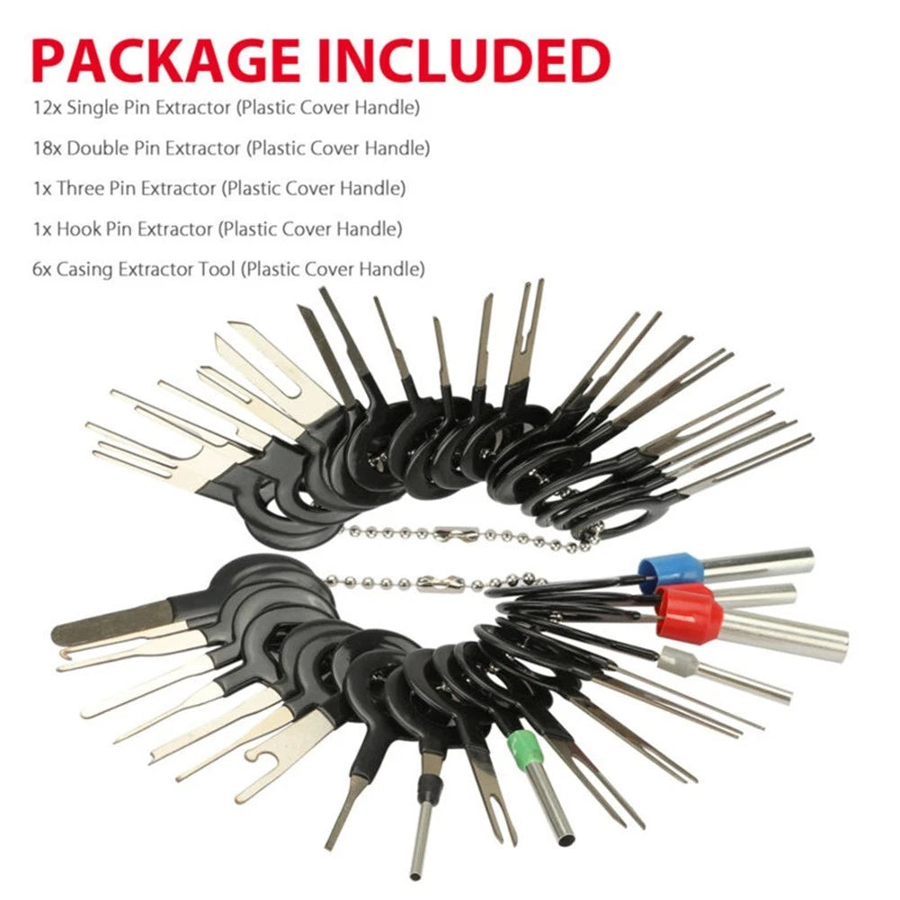 38pcs Terminal Removal Tool Set for Electrical Wire Connectors