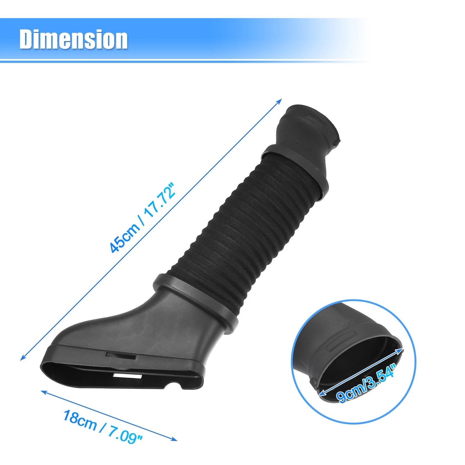 Air Intake Hose Tube Pair Replacement for Mercedes Benz E550 (2014–2016)