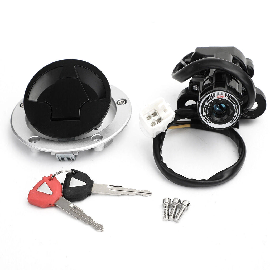 Ignition Switch Fuel Gas Cap Lock Set for Kawasaki Ninja 650 ZX14R (2012–2017)