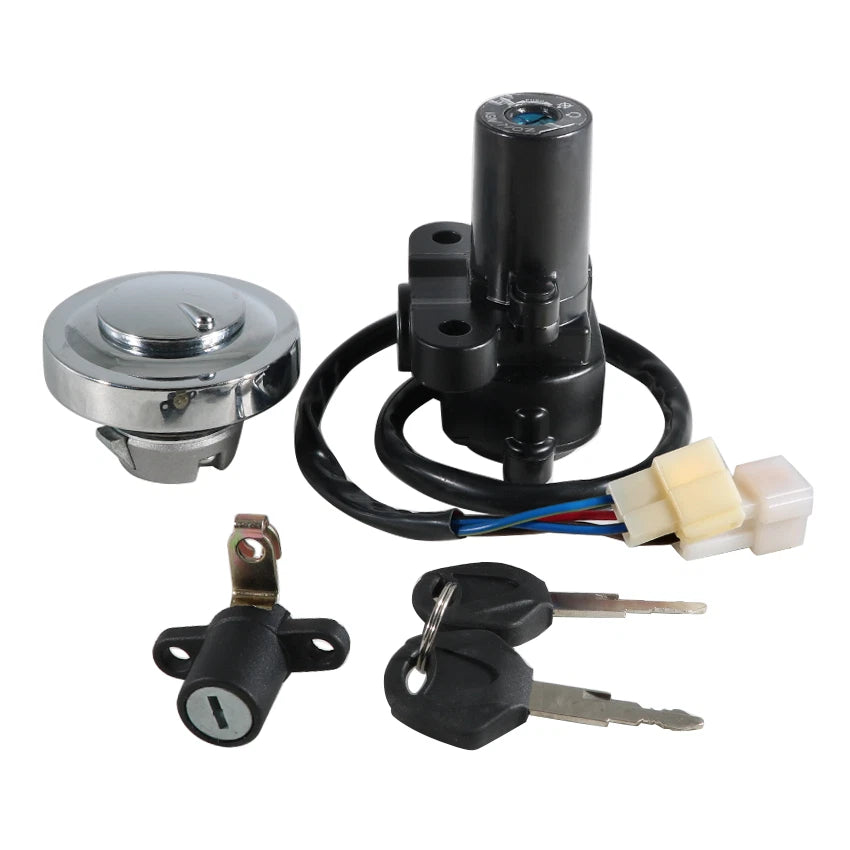 Fuel Tank Cap & Ignition Key Switch Lock Set for Yamaha XVS950 (2009–2012)