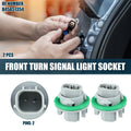 2Pcs Front Turn Signal Light Socket for Mazda 3 (2014–2018) 2 Pins