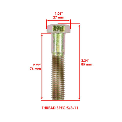 Deck Blade with Bolts for Hustler Z XR-7 Diesel Z Super Z XR-7 (2016–2024)