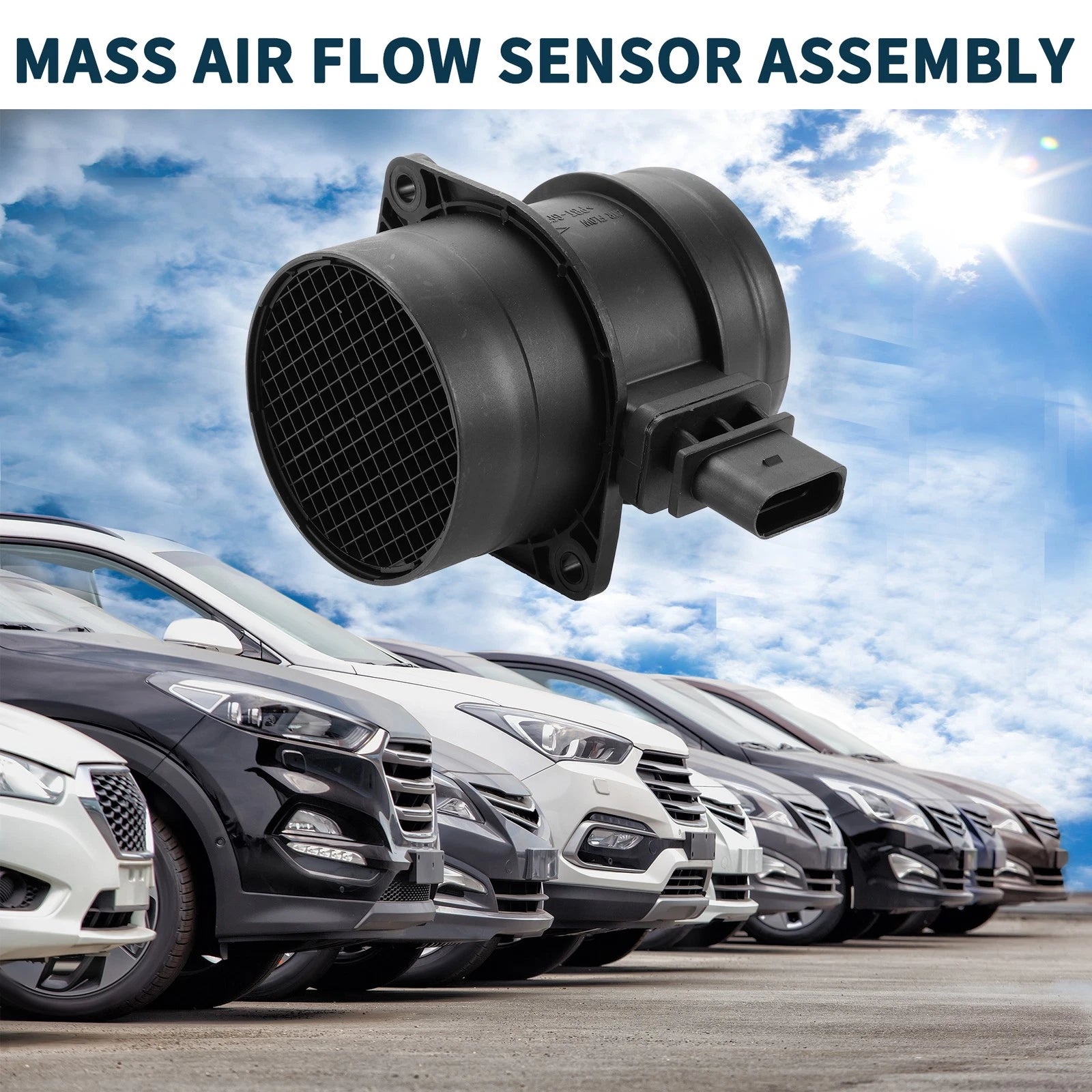Mass Air Flow Sensor Meter Replacement for Audi A3 for Volkswagen (2010–2020)