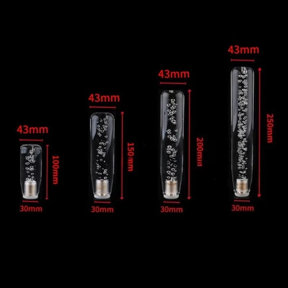 For Most Vehicles Transparent Bubble Knob Gear Shifter For Car Customization
