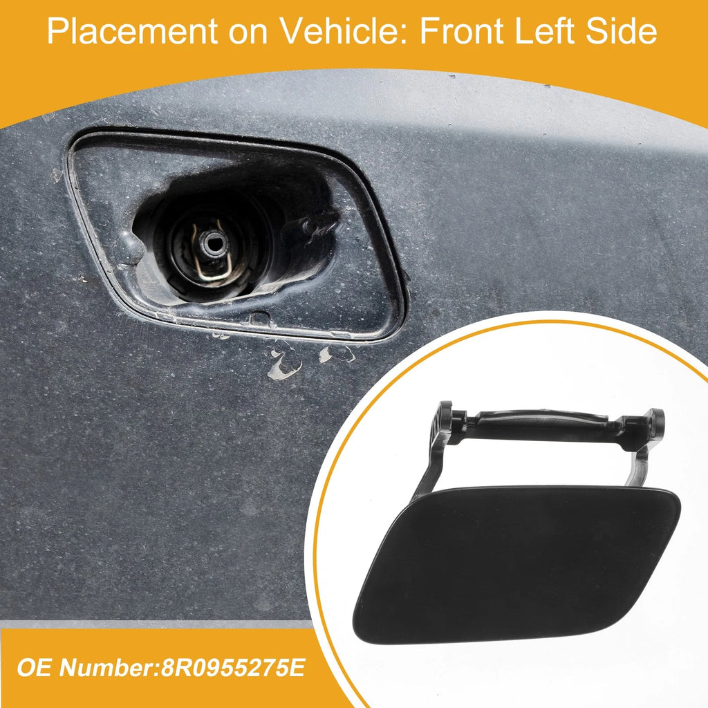 Front Left Washer Nozzle Cover Cap for Audi Q5 (2013–2017) 1 Pc