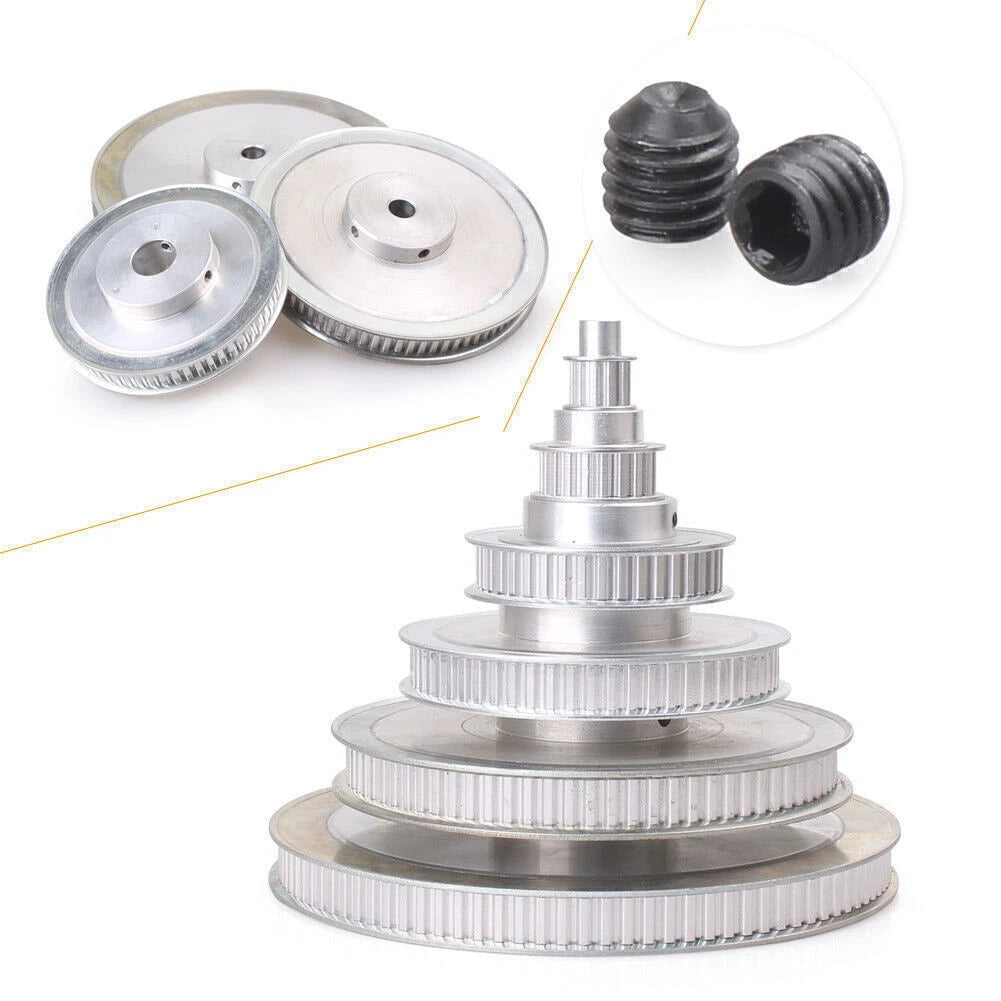 XL 10T-100T Timing Belt Pulley Synchronous Wheel For Mechanical Drive 3D-Printer