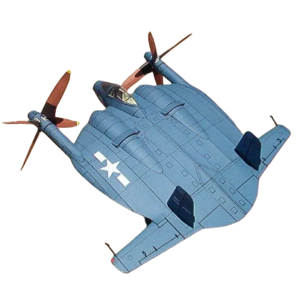 1:32 XF5U-1 Flying Pancake Fighter Aircraft Model Kit