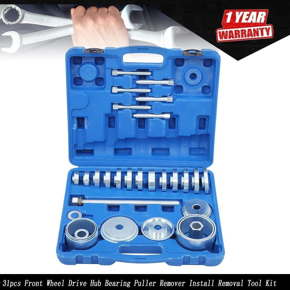 31pcs Hub Bearing Puller Tool Kit for Front Wheel Drive Vehicles