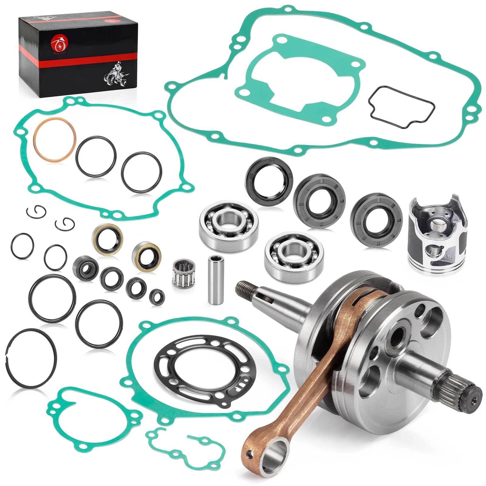 Engine Rebuild Kit for Kawasaki KX85 (2001–2005) - Crankshaft, Piston, Gasket, Seals