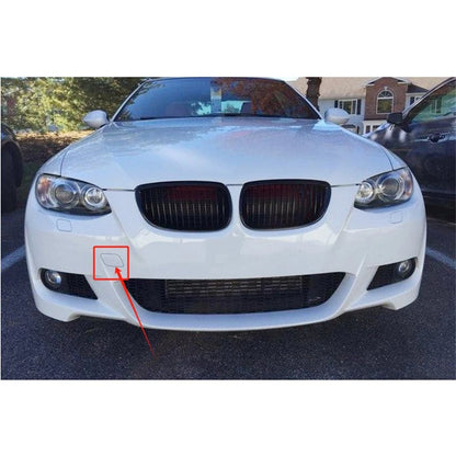 For 06-10 BMW 3 Series E92 E93 M Sport Front Bumper Tow Hook Cover Cap Unpainted