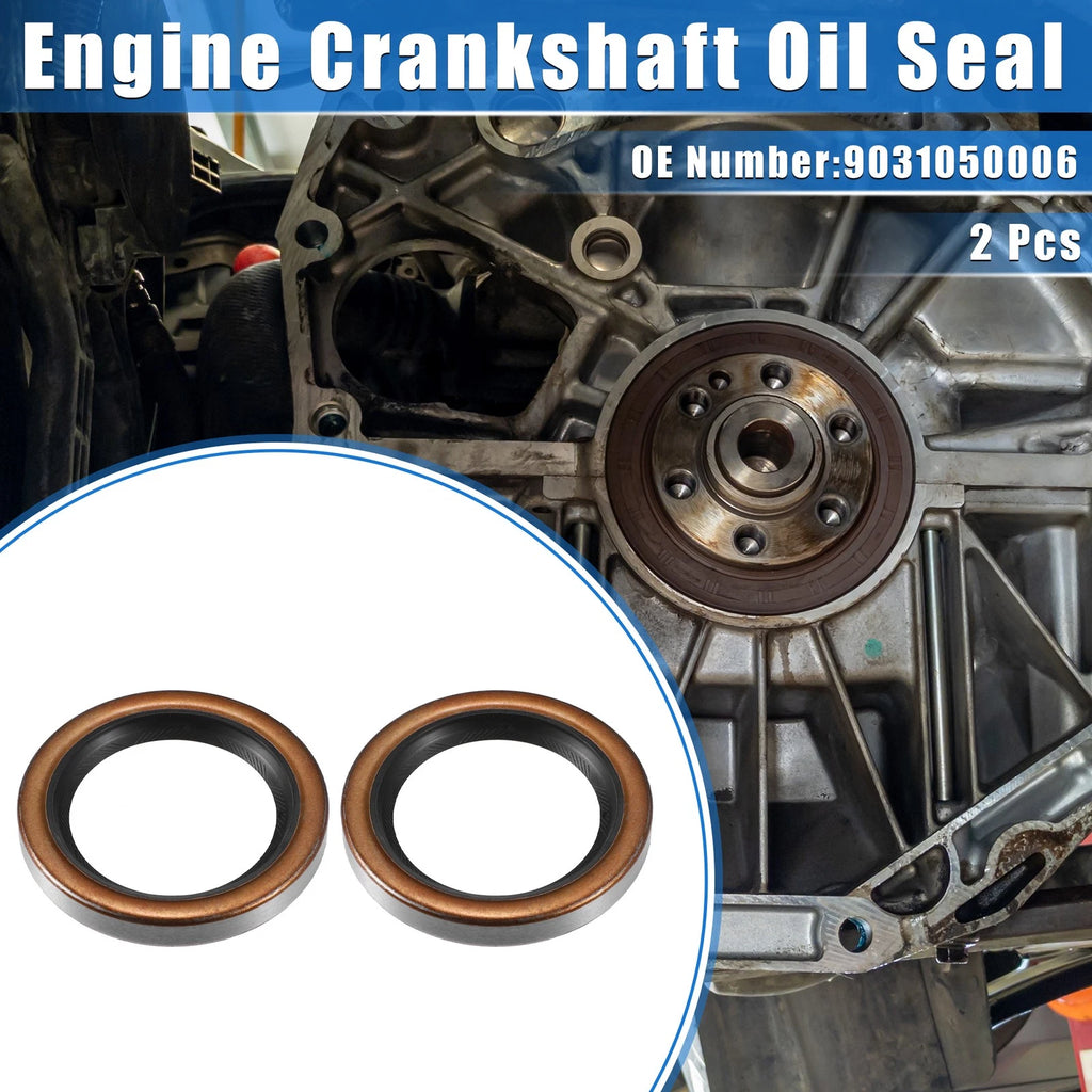 2 Piece Engine Rear Crankshaft Oil Seal Replacement for Toyota 4Runner (1984–2002)
