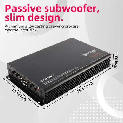 4-Channel 4500W Car Power Amplifier for Universal Vehicles