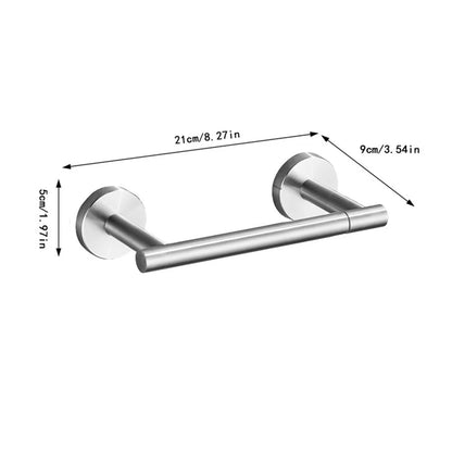 Stainless Steel Rotating Paper Towel Rack for Bathroom Storage