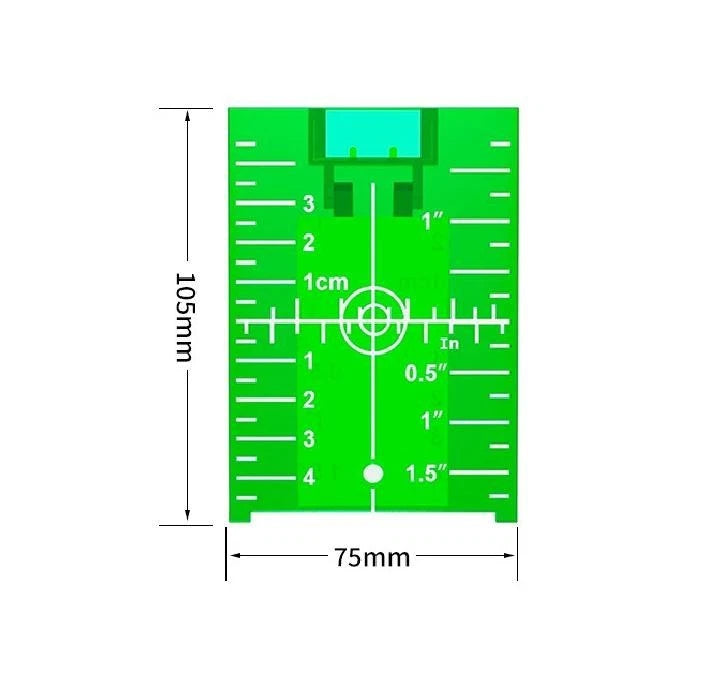 Magnetic Target Board Set for Measuring Tools (10.5x7.5cm)