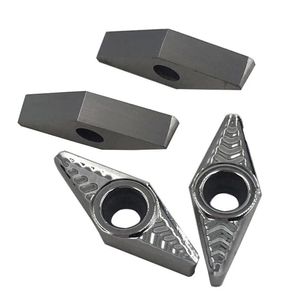 10pcs Carbide Turning Inserts VCGT110308AK for Aluminum Alloy Lathe Use