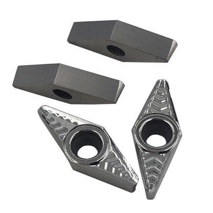 10pcs Carbide Turning Inserts VCGT110308AK for Aluminum Alloy Lathe Use