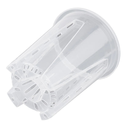 Transparent Plastic Flower Pot for Orchid Planting