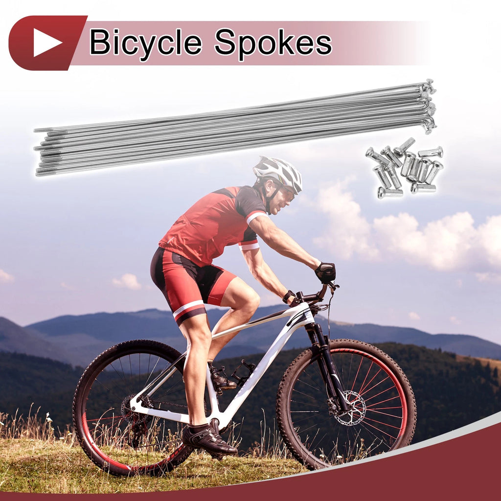 Bicycle Wheel Spokes Set 304 Stainless Steel for 14G 207mm (2000–2000)