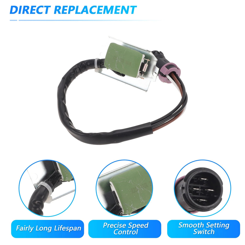 HVAC Blower Motor Resistor Replacement for Volkswagen Santana (1995–2016)