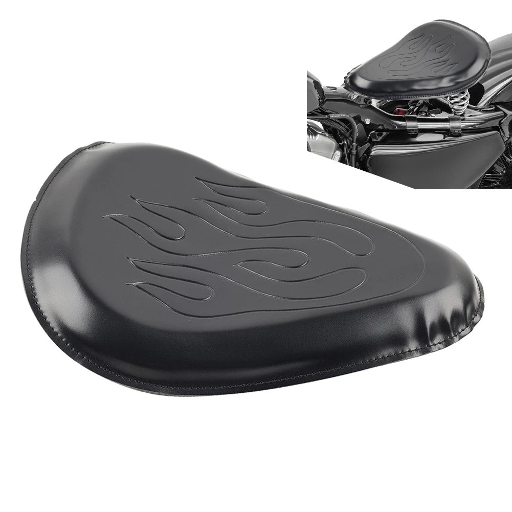 Universal Front Driver Solo Seat Cushion for Harley & Yamaha Motorcycles