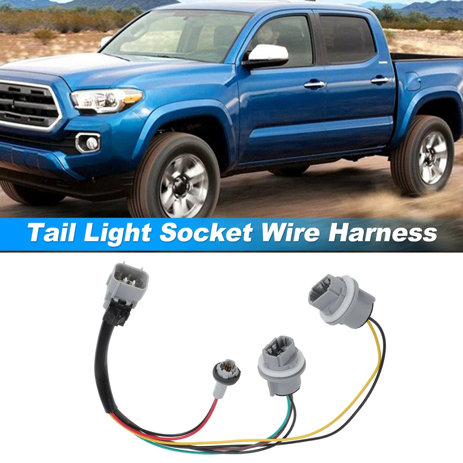 Tail Light Bulb Socket Wiring Replacement for Toyota Tacoma (2005–2016)