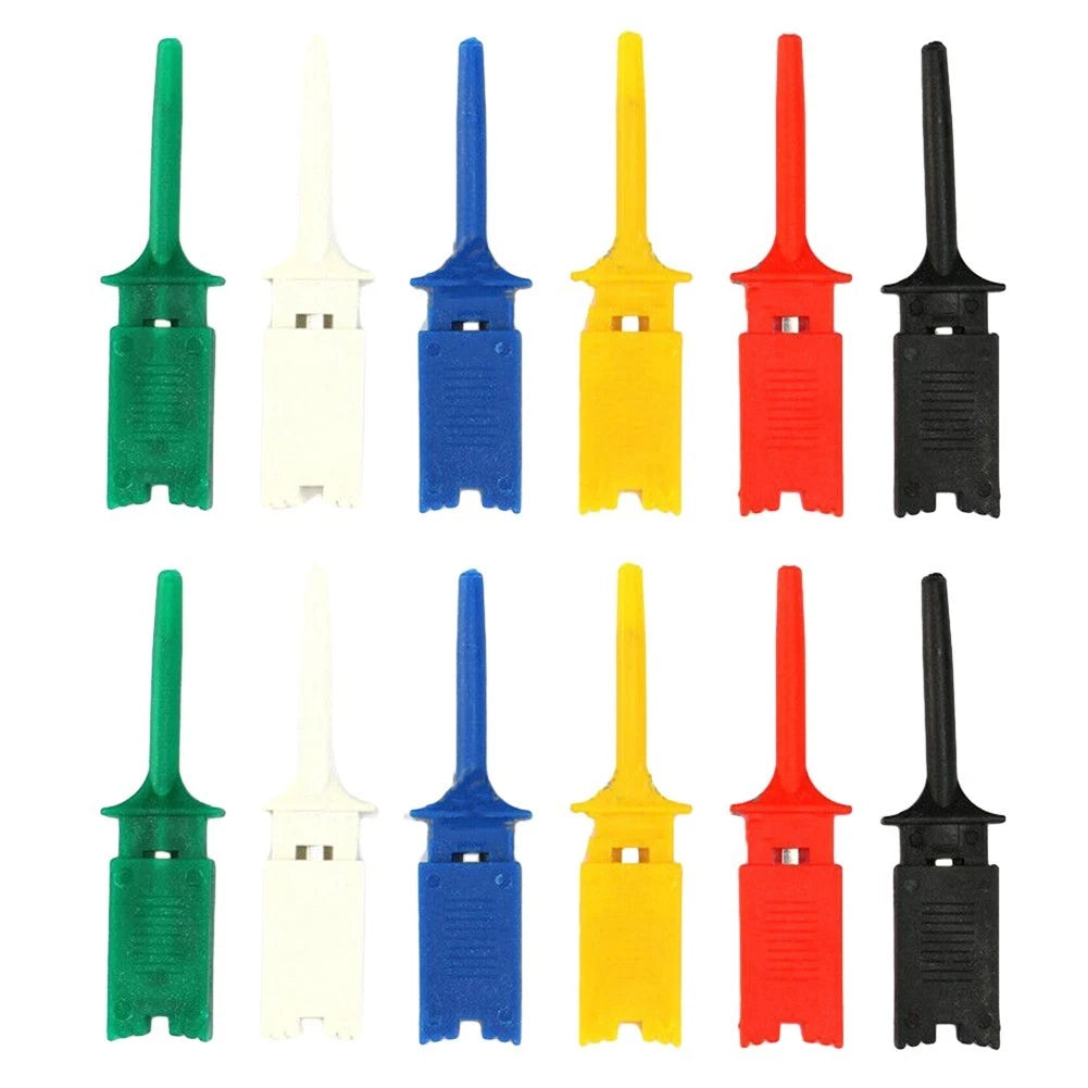 Set of 12 Electronic Testing Clip Hook for Automotive Applications