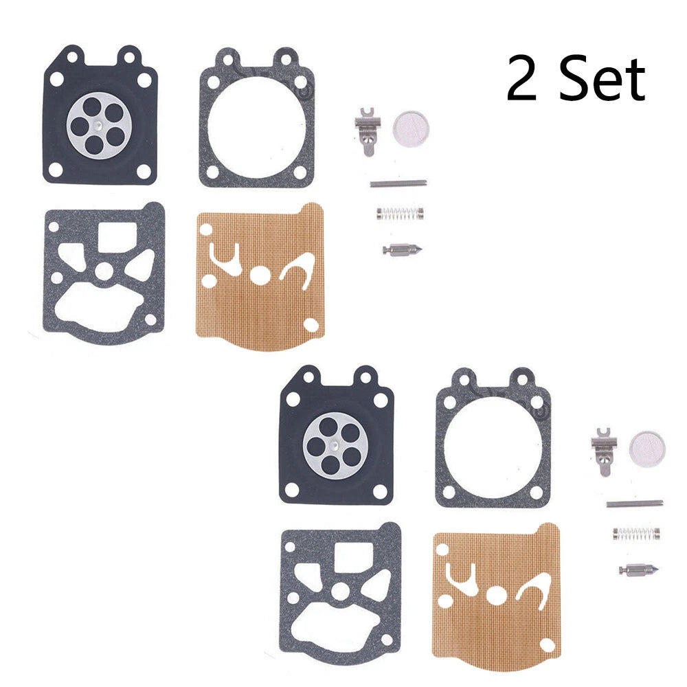 Set of 2 Replacement Carburetor Gasket Kit for Chainsaw 38/45/52/58 4500 5200 5800