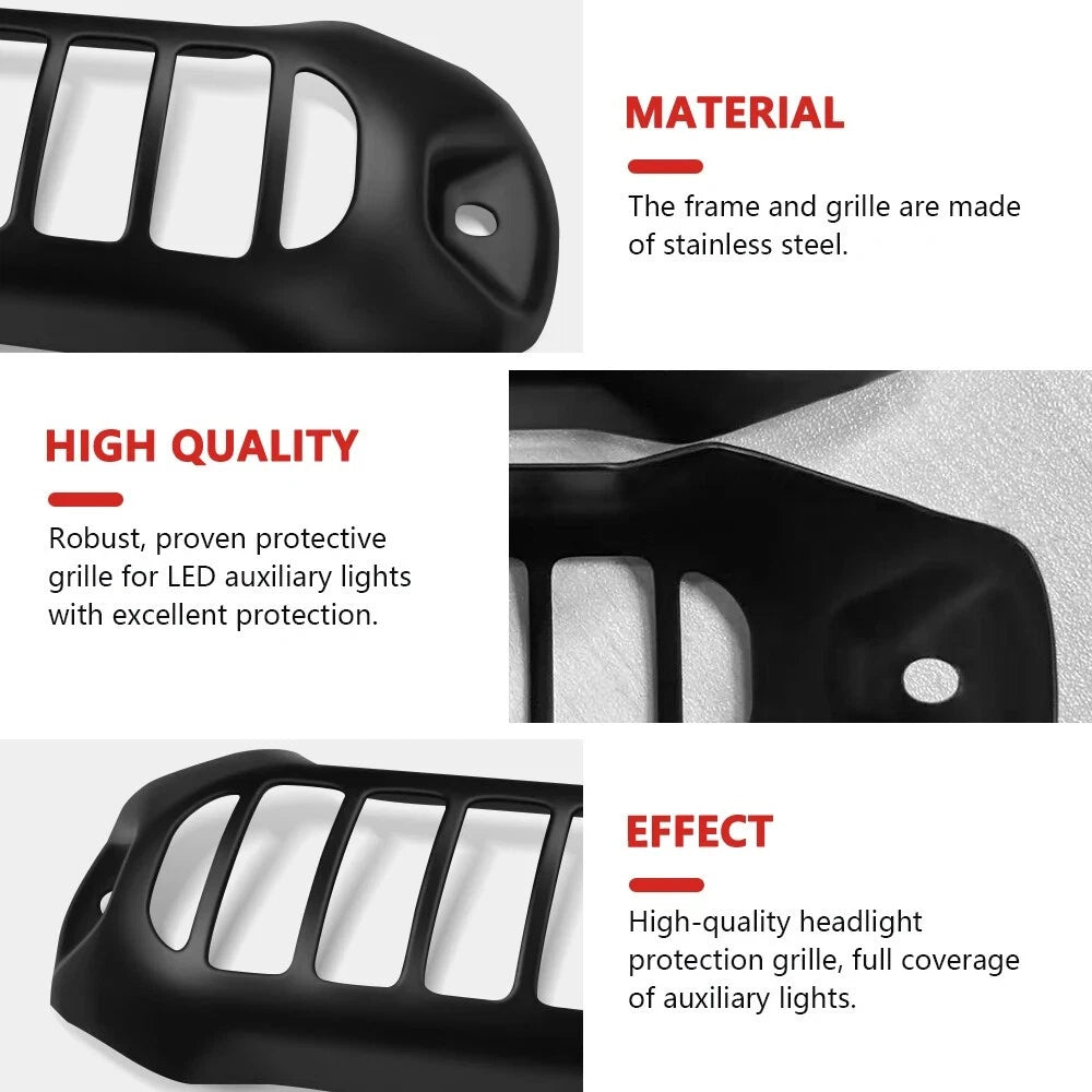 LED Auxiliary Light Protection Grills for BMW R1300GS ADV (2024–2025)