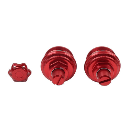 Preload Adjuster Fork Bolt Cap Screw Red for Yamaha YZF-R3 MT-03 (2019–2023)
