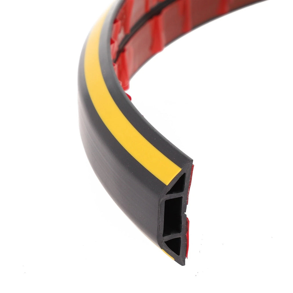 Floor Cable Cover Rubber Trunking for Universal Use (1m Length)