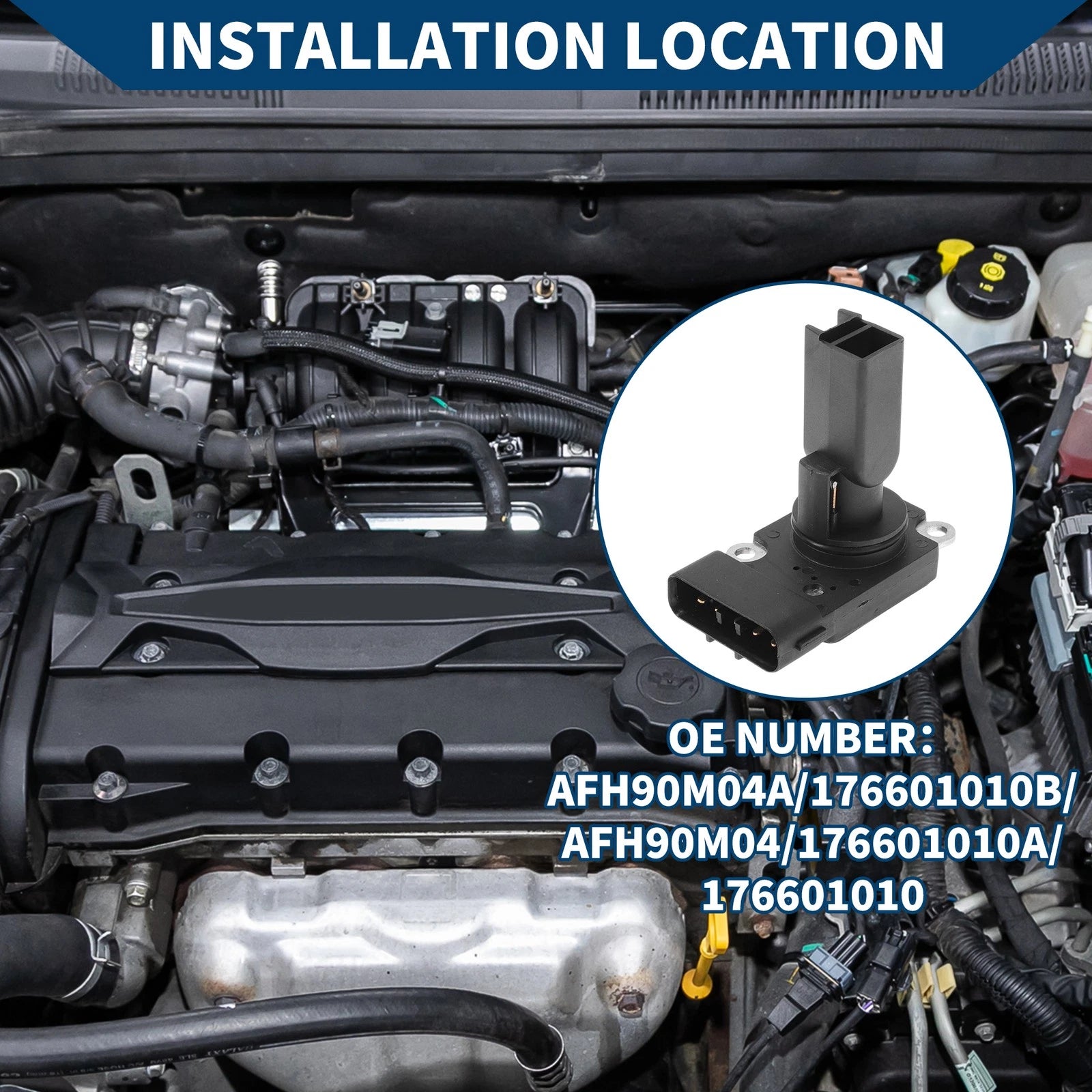 Mass Air Flow Sensor No.AFH90M04A for Hino Profia (2018)