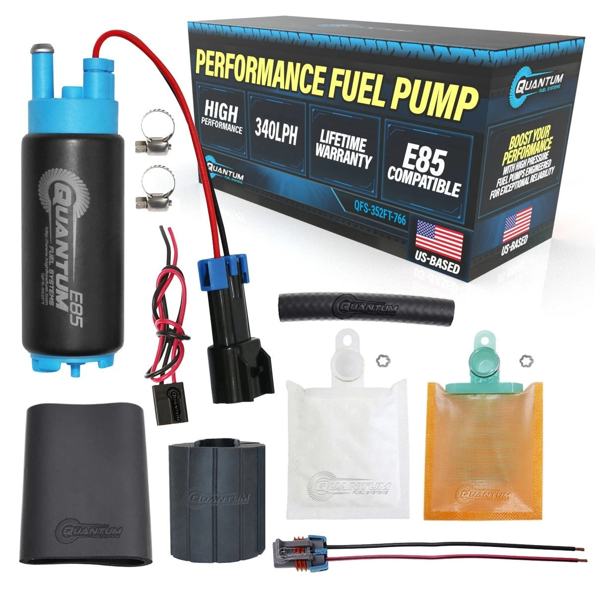 QFS 340LPH E85 Fuel Pump for Chrysler Sebring (1995–2005)