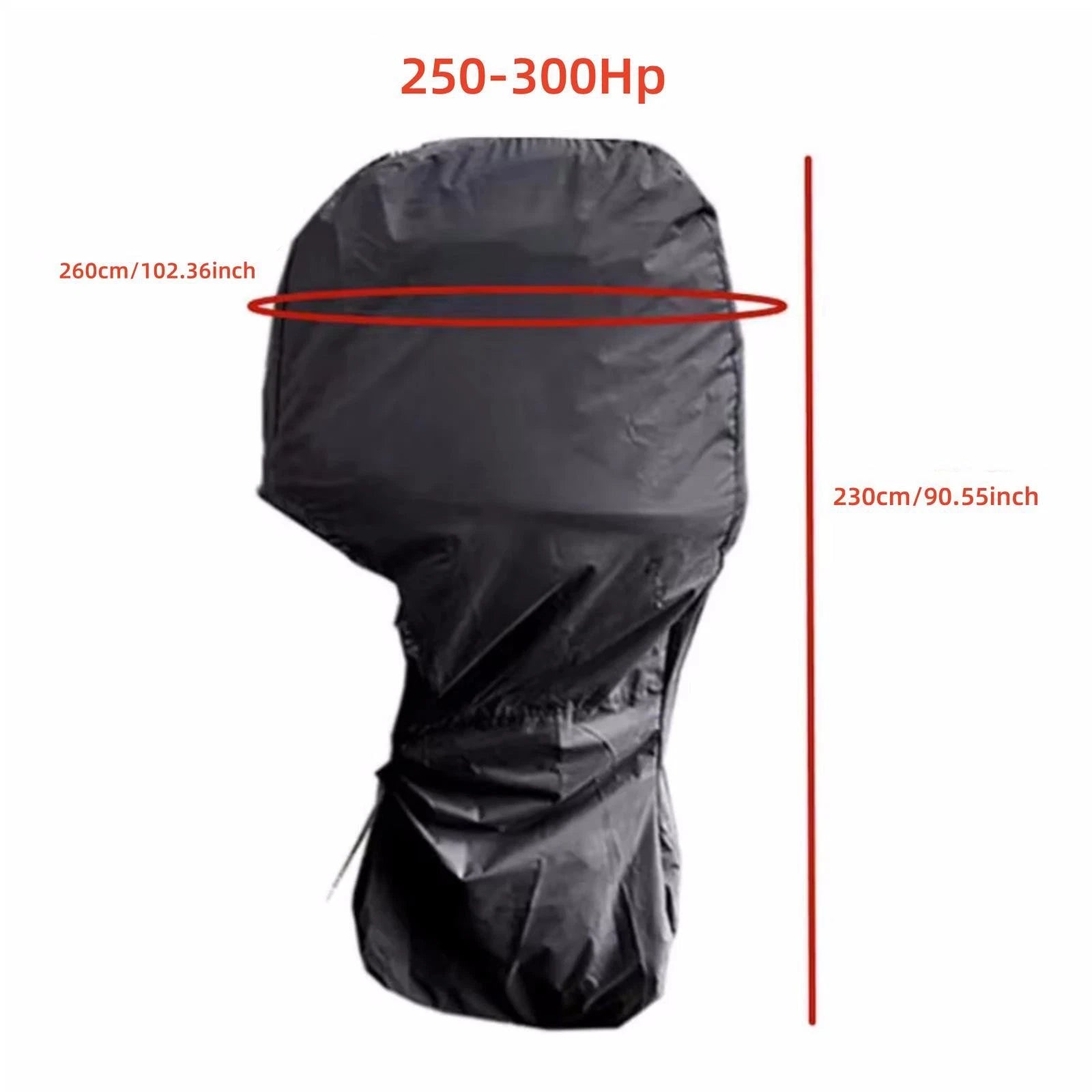 Outboard Motor Engine Storage Cover for Boat (250-300hp)