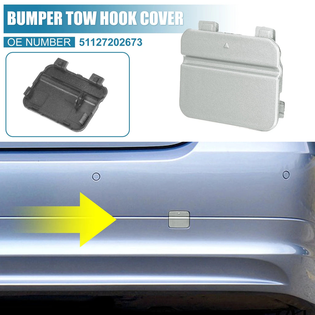 Rear Bumper Tow Hook Cover Replacement for BMW 3 Series E90 E91 (2009–2012)