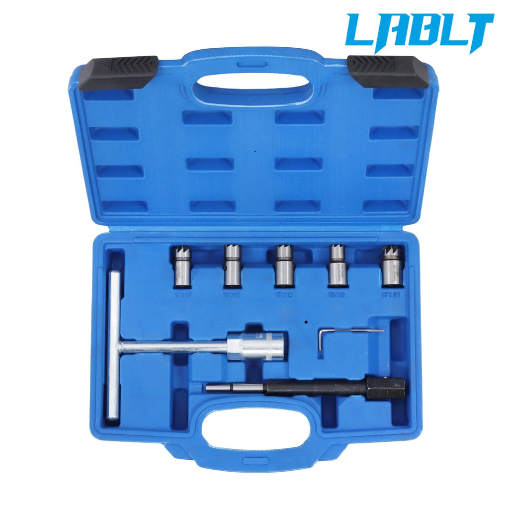 Injector Seat Cleaning Tool Set 7Pcs for Diesel Injectors