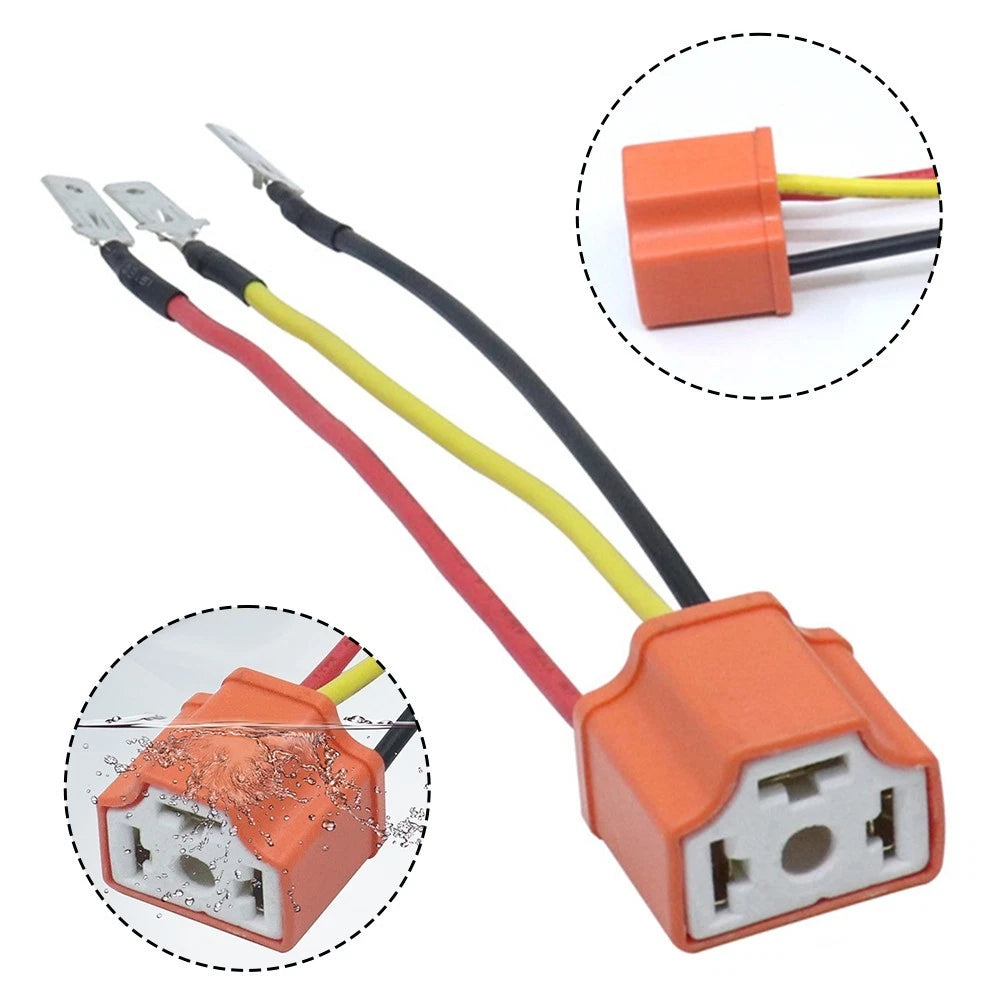 H4 LED PVC Wire Wiring Harness Connector Sockets Adapter Socket With Wire