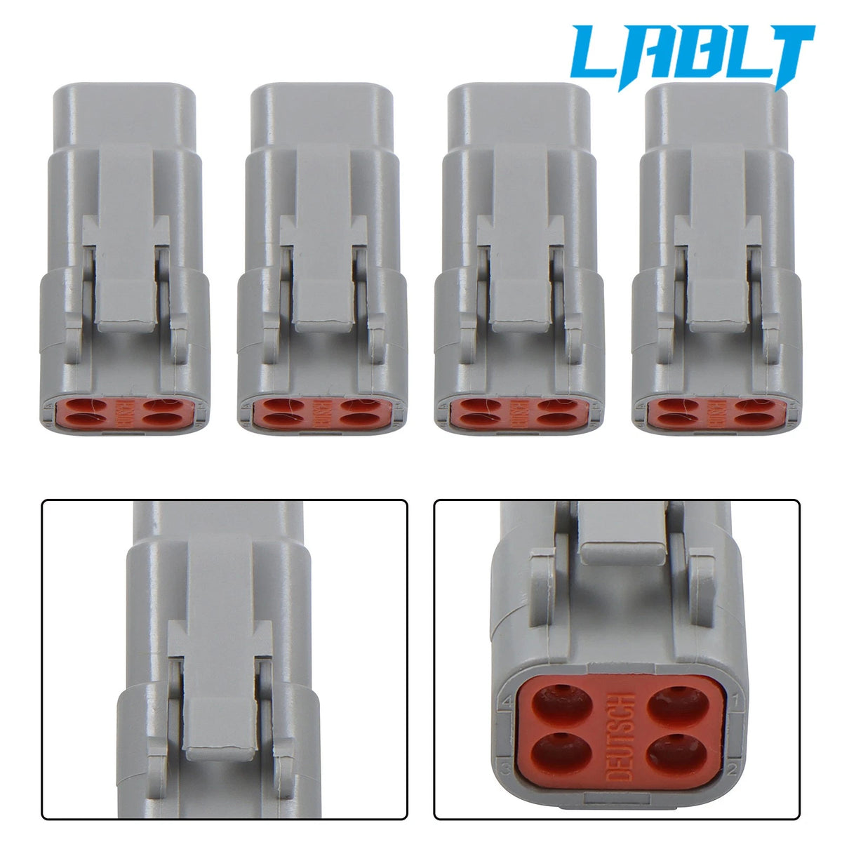 Set of 4 Waterproof Electrical Wire Connectors for (20 Size)