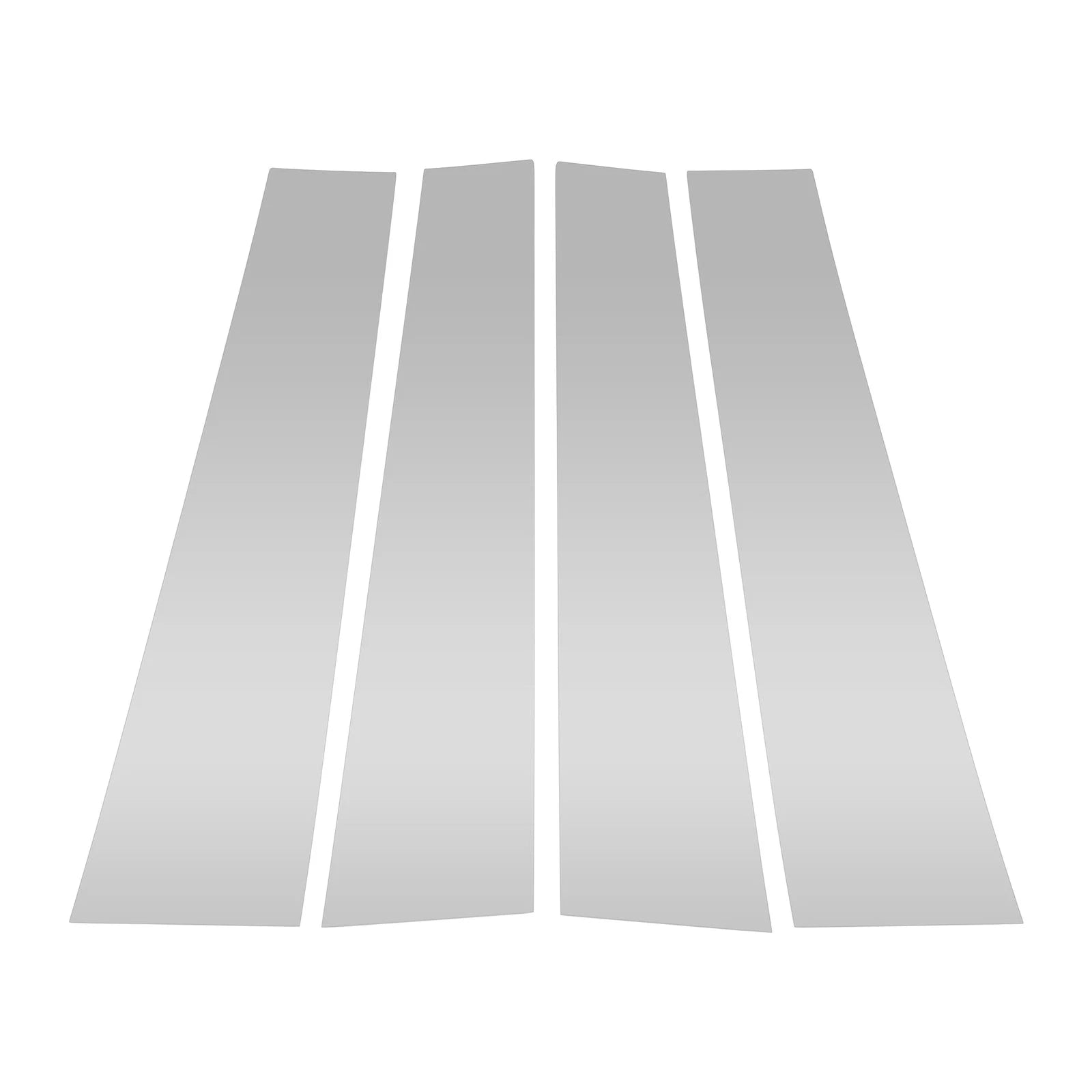 4 Pcs Pillar Window Trim Replacement for Dodge Ram (2019–2023) Silver Tone