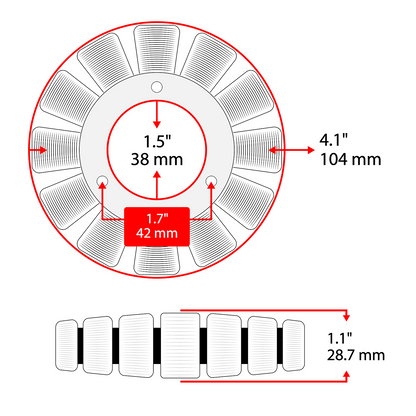 Stator Replacement for Kawasaki KZ1000P Police 1982–1982 Magneto