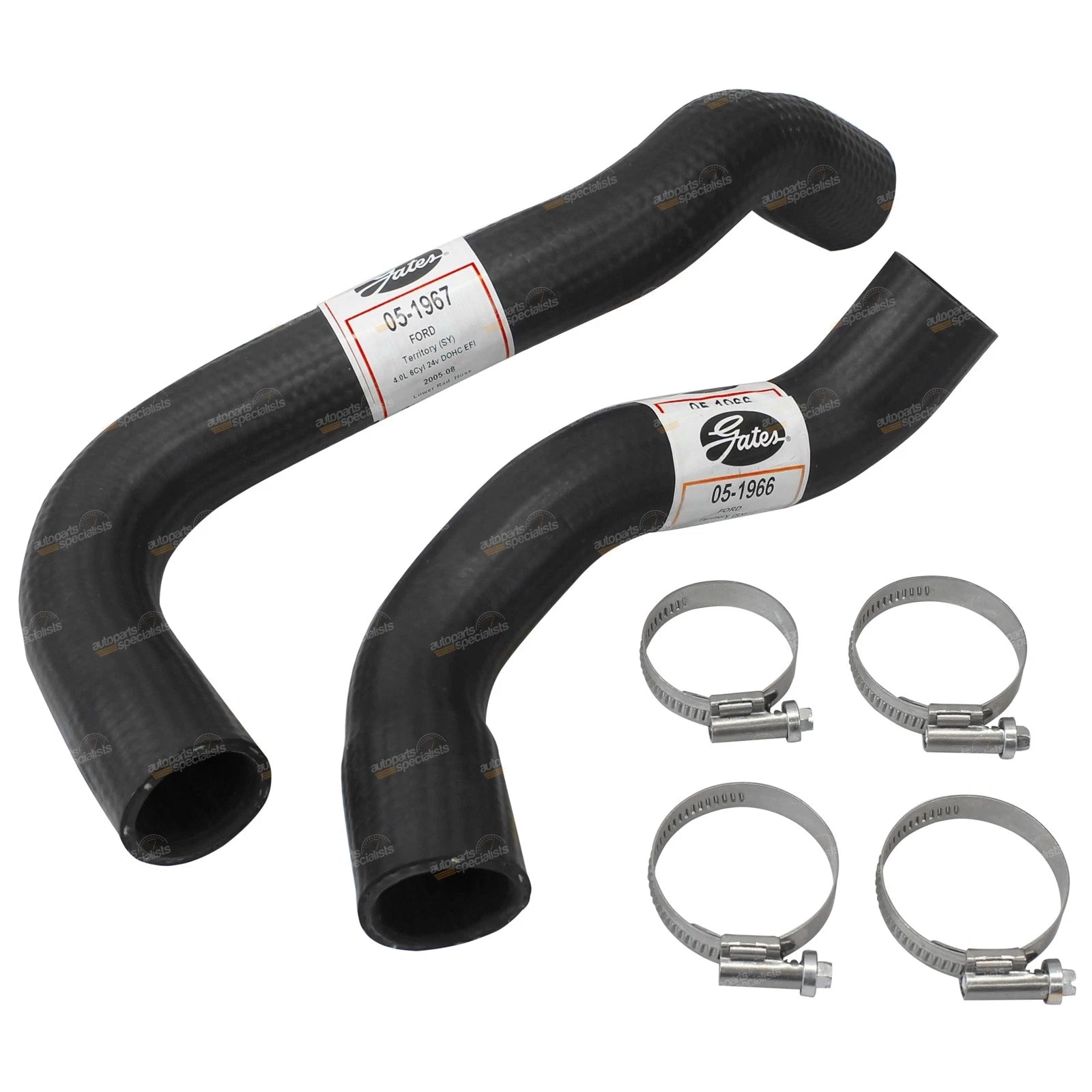 Upper & Lower Radiator Hose Kit for Ford Territory SX SY (2004–2011)