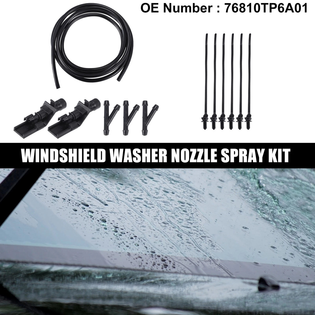 Windshield Washer Nozzle Replacement for Honda Accord (2003–2017)