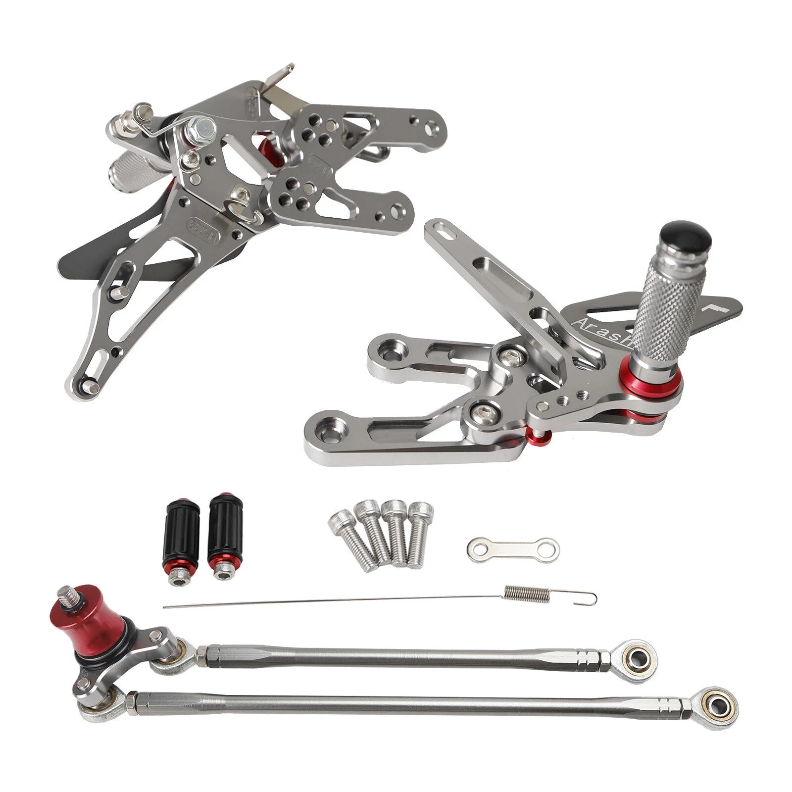 Adjustable Rearset for Honda CBR1000RR (2004–2007), CBR600RR (2003–2006) T9 Gray