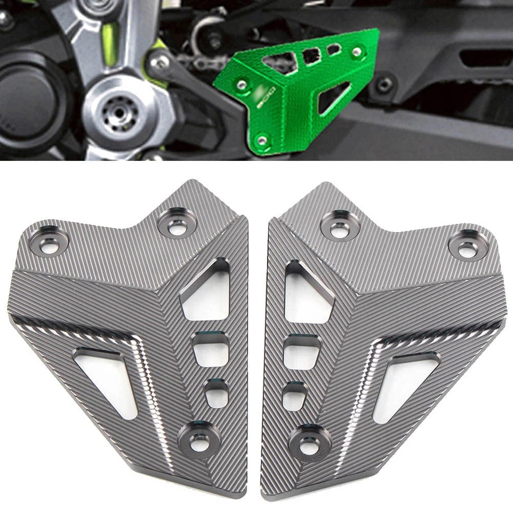 Rear Heel Plates Guard Protector for Kawasaki Z900 (2017–2023)