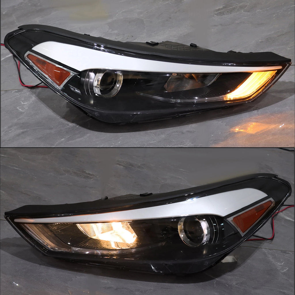 Headlight Assembly for Hyundai Tucson (2016–2018) Halogen, Driver & Passenger
