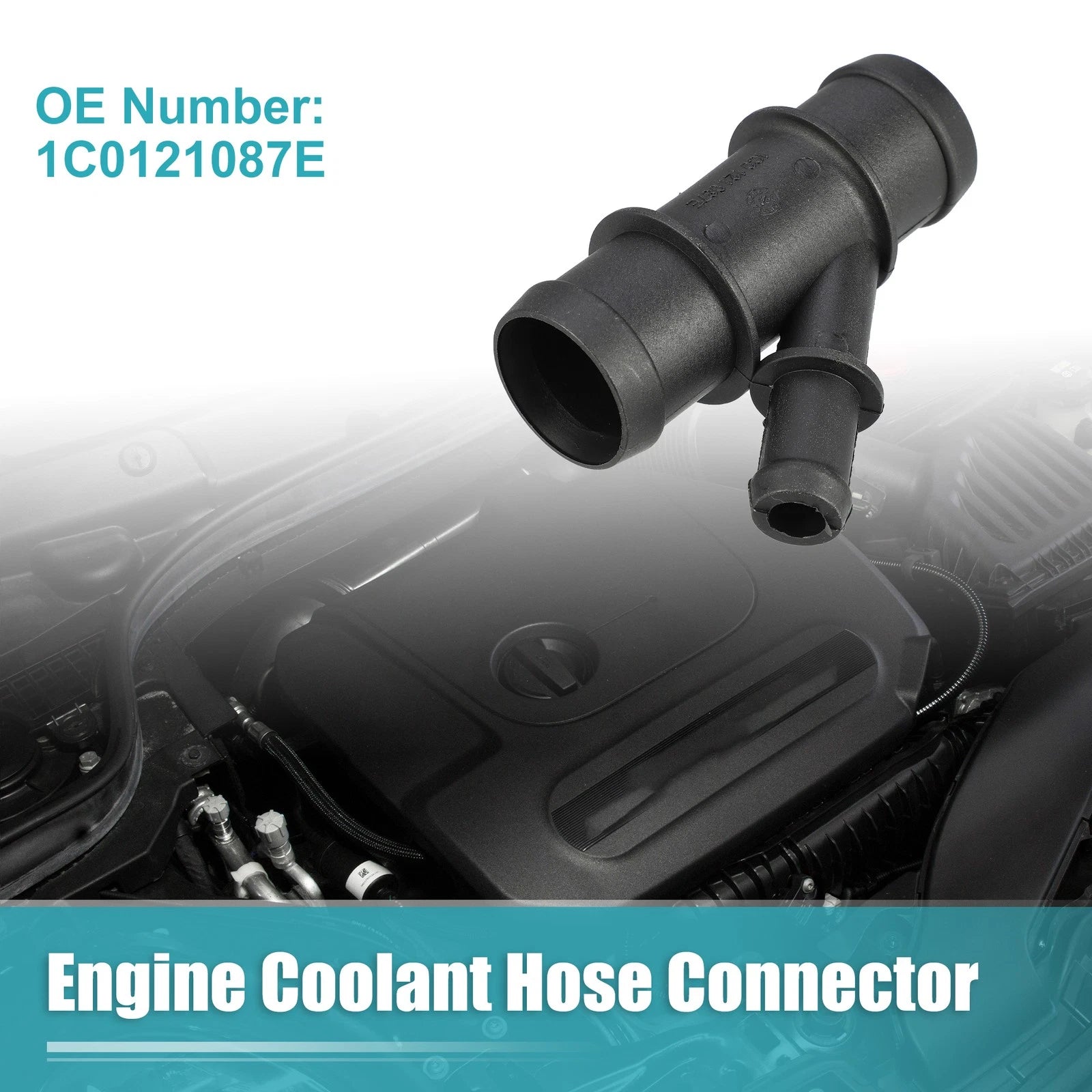 Engine Coolant Hose Connector for Audi TT (2003–2006)