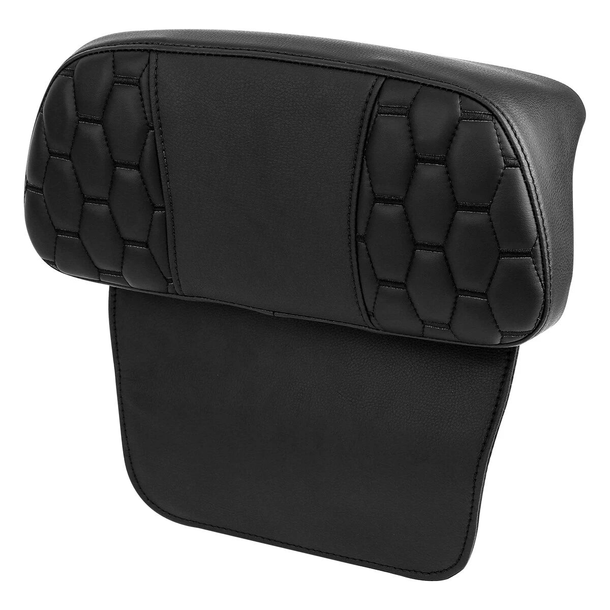 Black Razor Chopped Backrest Pad for Harley Electra Glide (2014–2025)