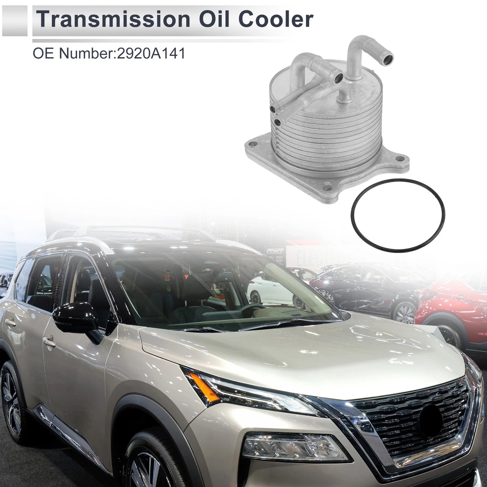Engine Oil Cooler for Mitsubishi Trans Cooler with O-Ring Seals (2010–2015)