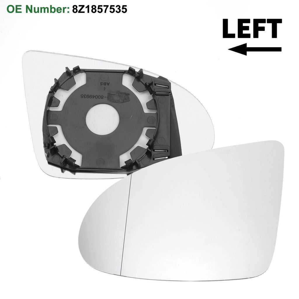 Left Side Mirror Glass Replacement Non Heated for Audi A2 (2000–2005)